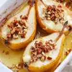 Vegan Baked Pears With Feta & Hot "Honey Recipe
