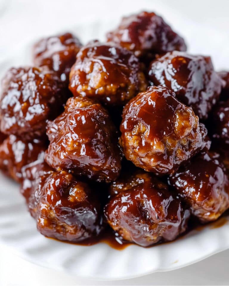 Crock Pot Cheddar BBQ Meatballs Recipe