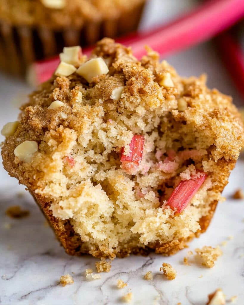 Rhubarb Streusel Muffins Recipe