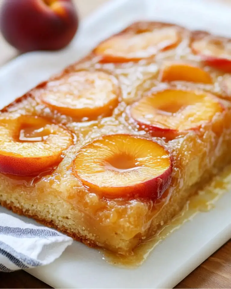 Peach Upside Down Cake Recipe