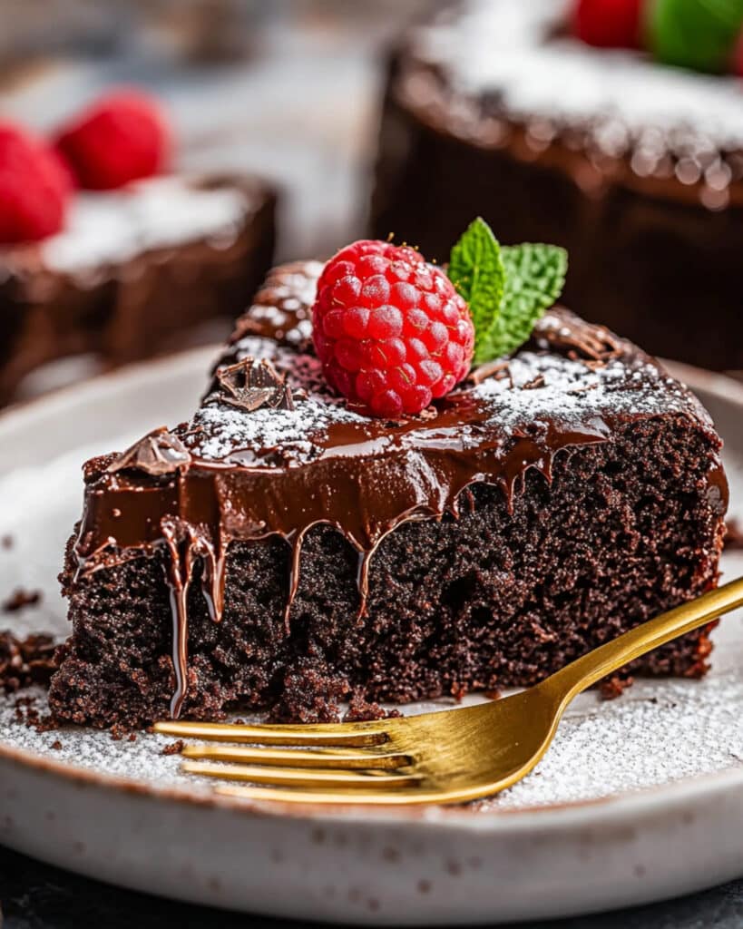 Fudgy Flourless Chocolate Cake Recipe