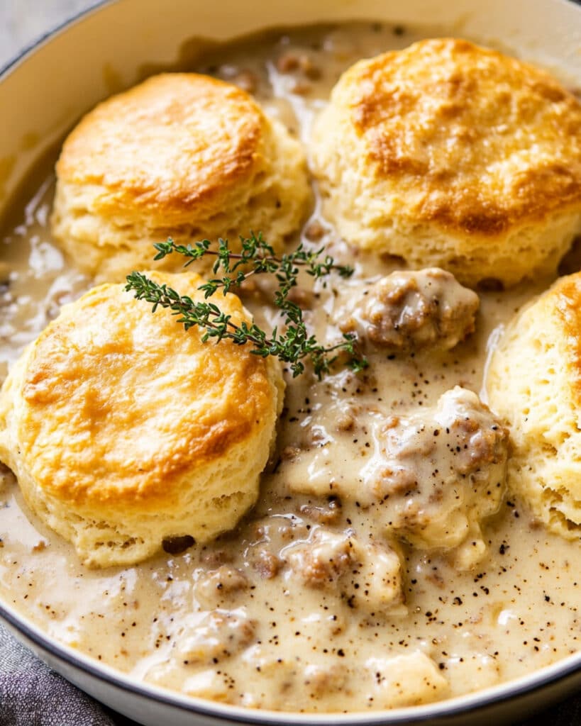 Southern Biscuits and Sausage Gravy Recipe