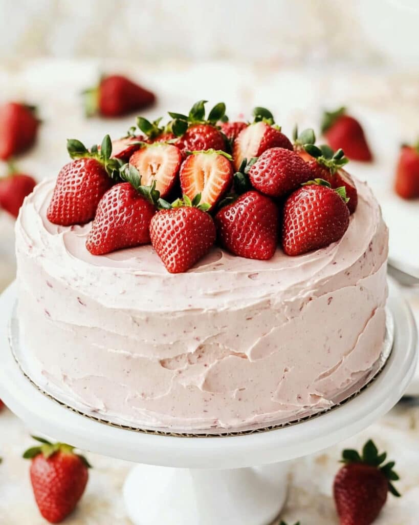 Strawberry Dream Layer Cake Recipe