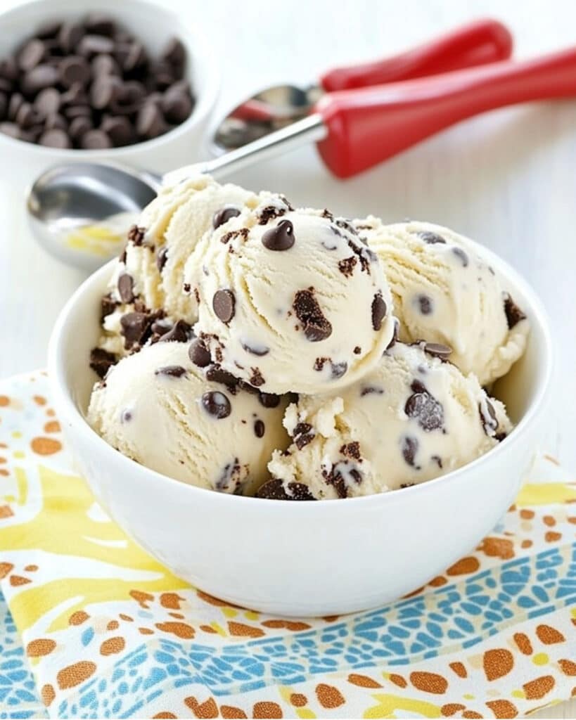 Chocolate Chip Cookie Dough Ice Cream Recipe