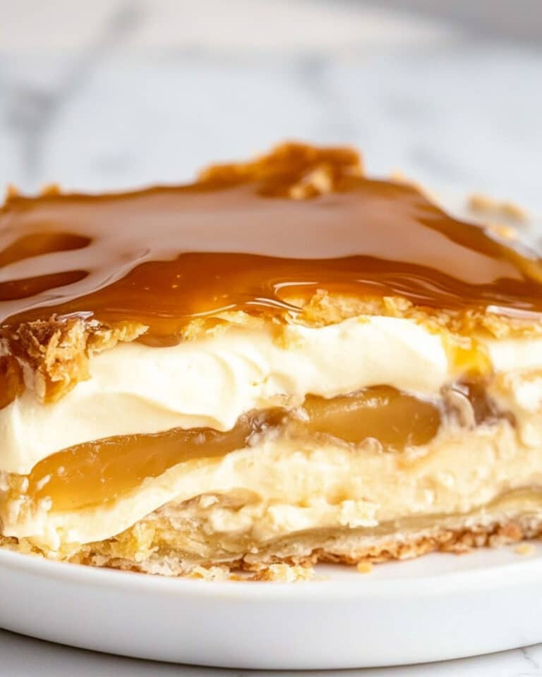 Caramel Apple Eclair Cake Recipe