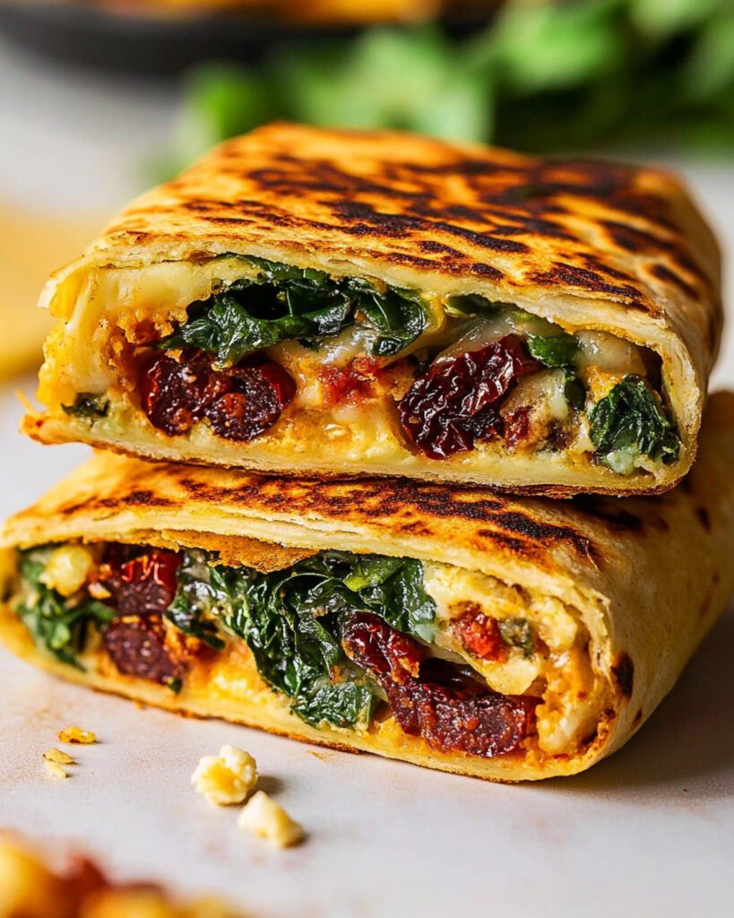 Spinach and Feta Wrap Recipe