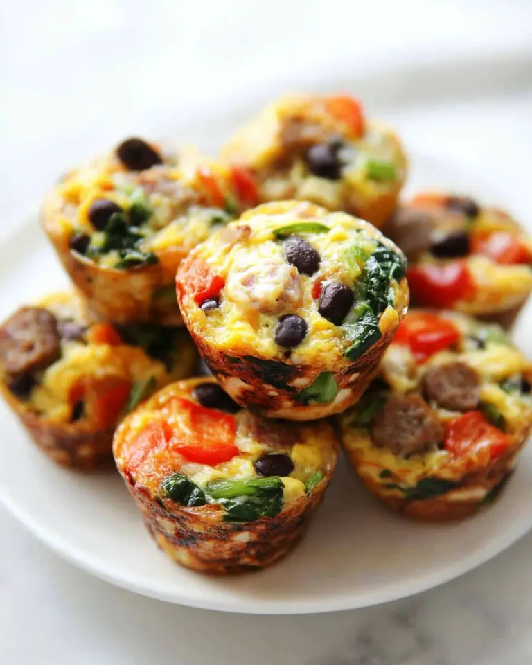 Egg Muffin Cups (Tex-Mex Style With Turkey!) Recipe
