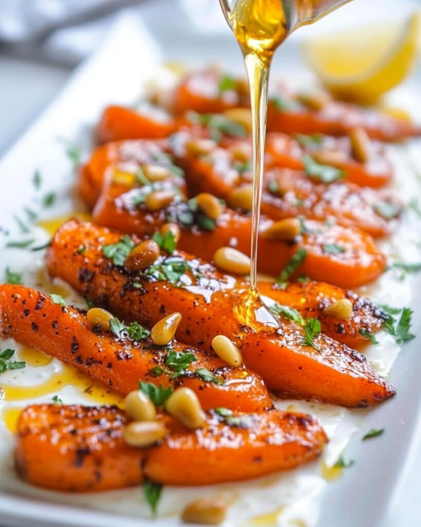 Spiced Roasted Carrots with Hot Honey Recipe