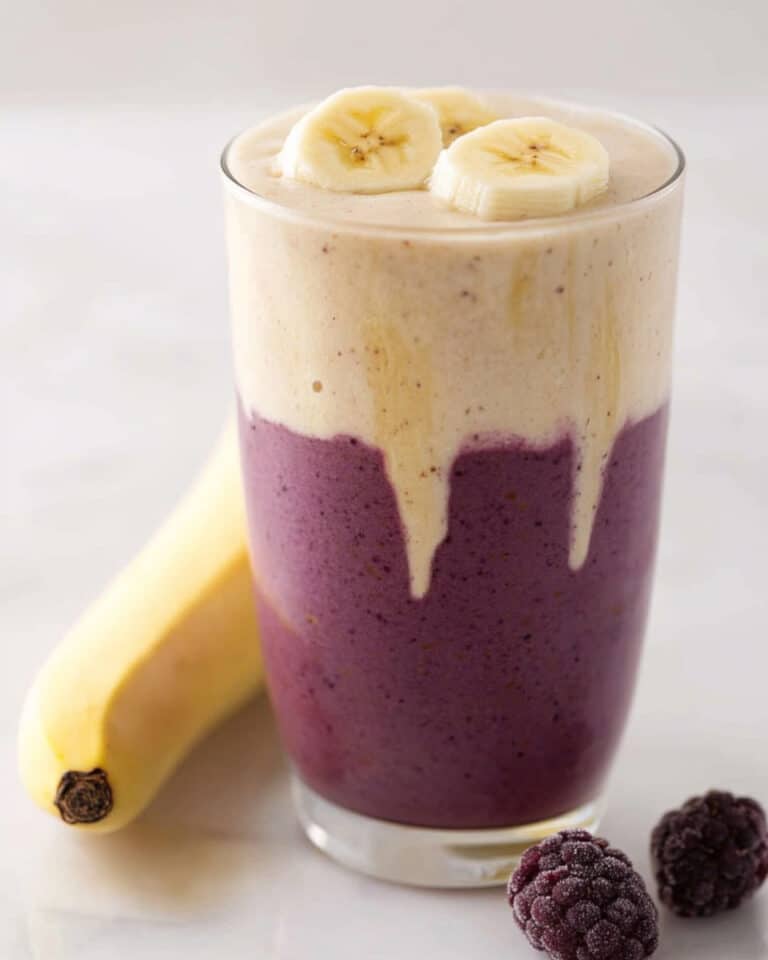 Blackberry Banana Protein Smoothie Recipe