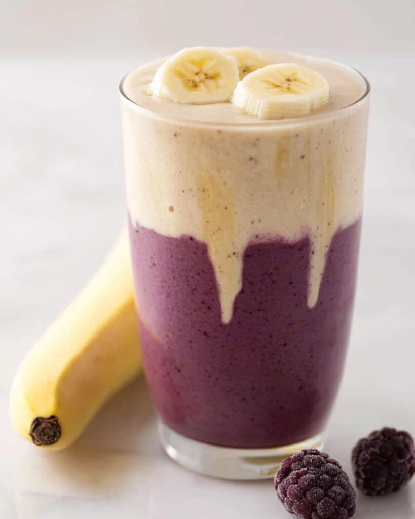 Blackberry Banana Protein Smoothie Recipe