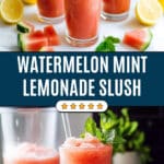 Frozen Watermelon Mint Lemonade Recipe