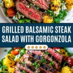 Grilled Balsamic Steak Salad with Gorgonzola Recipe