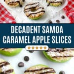 Samoa Caramel Apple Slices with Almond Butter Recipe