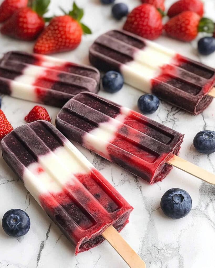 Red White And Blue Firecracker Popsicles Recipe
