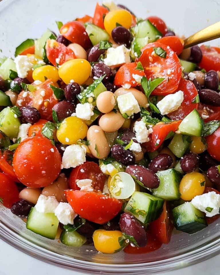 Greek Three Bean Salad Recipe