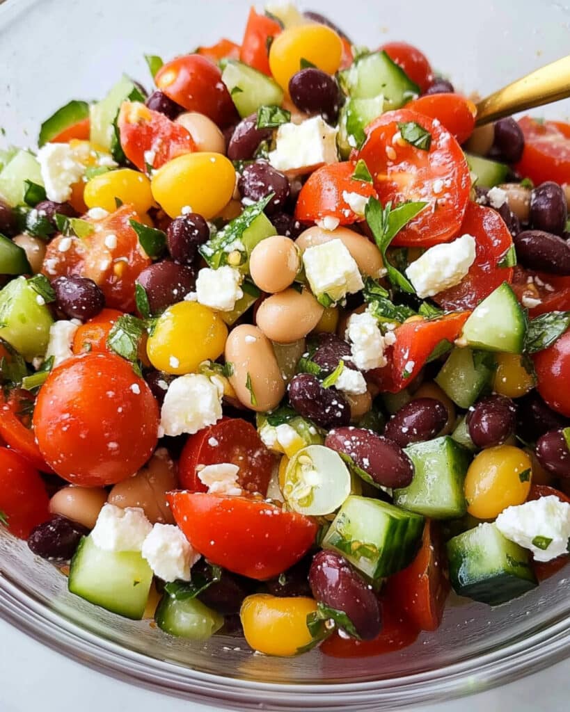 Greek Three Bean Salad Recipe