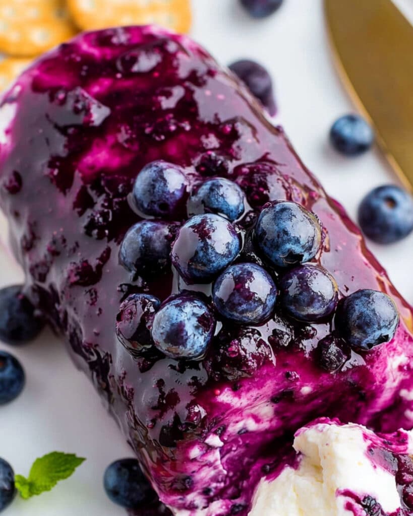 Blueberry Goat Cheese Log Recipe