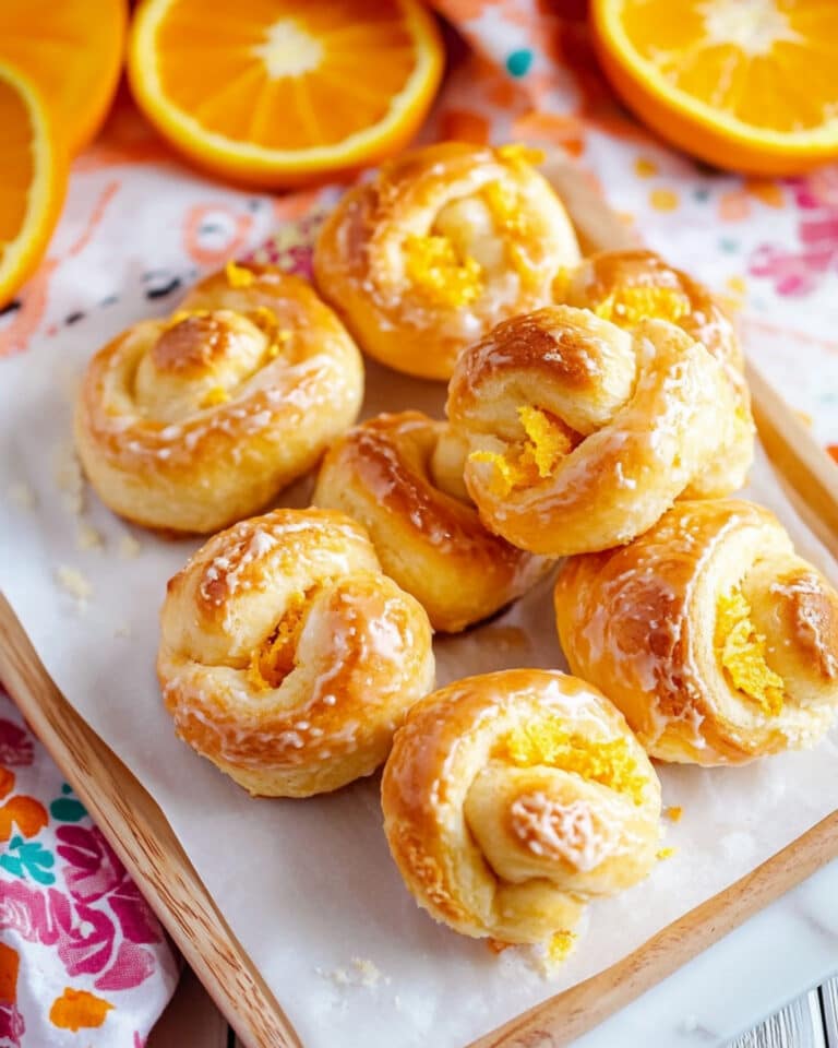 Sweet Roll Orange Knots Recipe