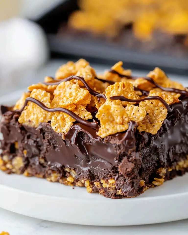 Honey Roasted Cornflake Brownies Recipe