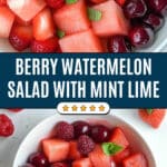 Berry Watermelon Salad With Mint Lime Dressing Recipe
