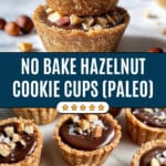 Hazelnut Cookie Cups Recipe