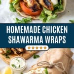 Smoky Chicken Shawarma Wraps Recipe