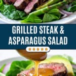 Grilled Steak and Pineapple Asparagus Salad Recipe