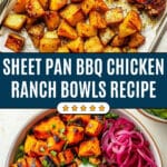 BBQ Chicken Ranch Bowls Recipe