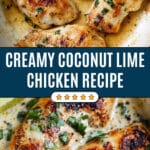 Coconut Lime Cilantro Chicken Recipe
