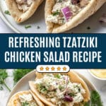 Mediterranean Tzatziki Chicken Salad Recipe