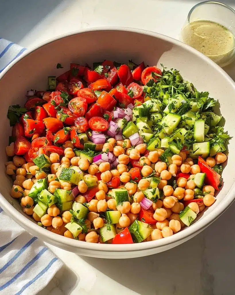 Mediterranean Chickpea Salad Recipe