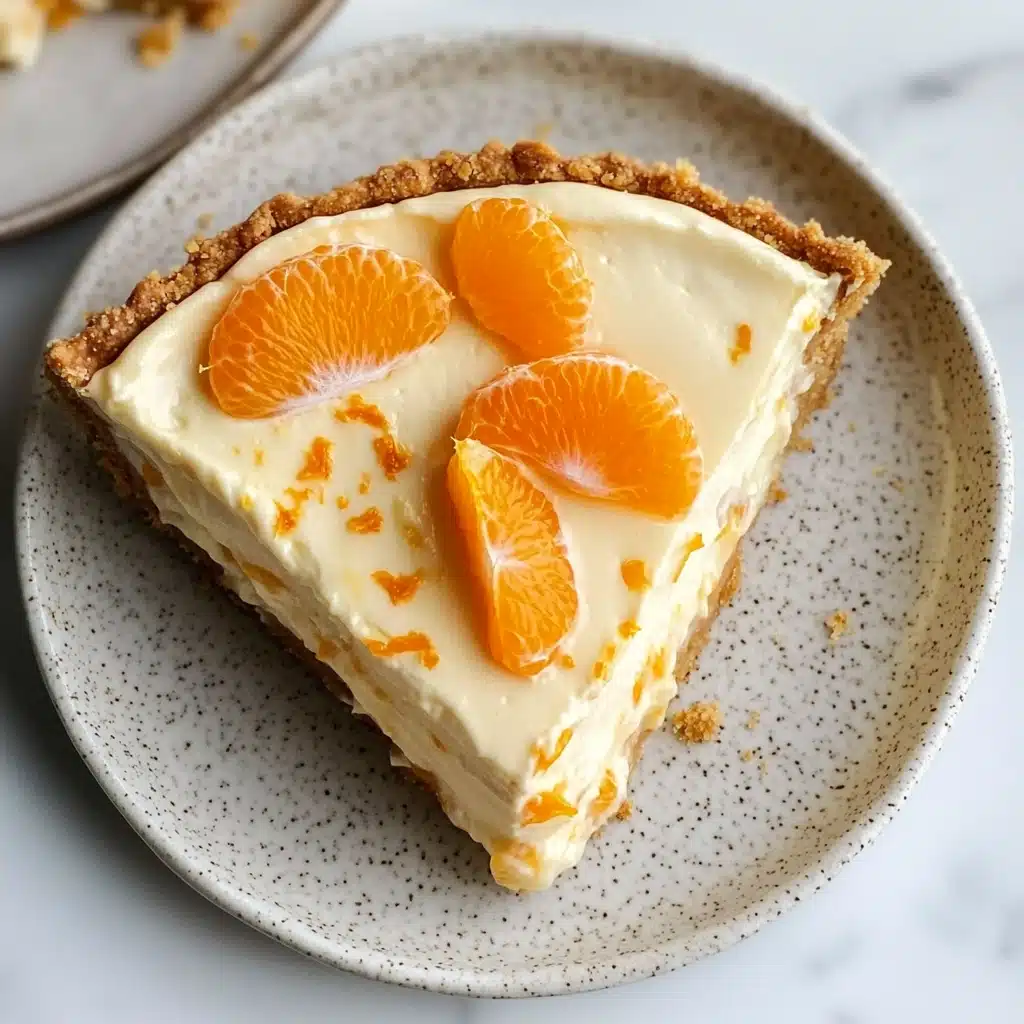 No Bake Orange Creamsicle Cheesecake Recipe - Recipe Image