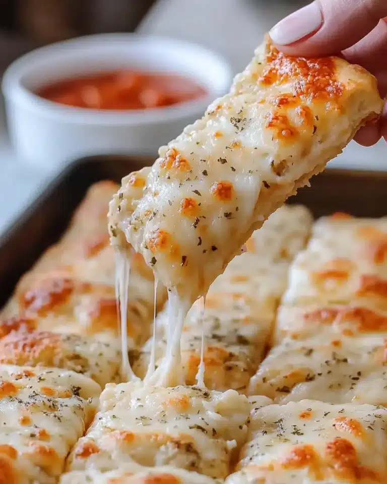 Easy Cheesy Breadsticks Recipe