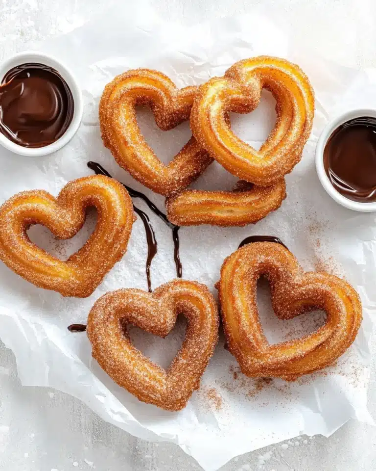 Heart Shaped Churros Recipe