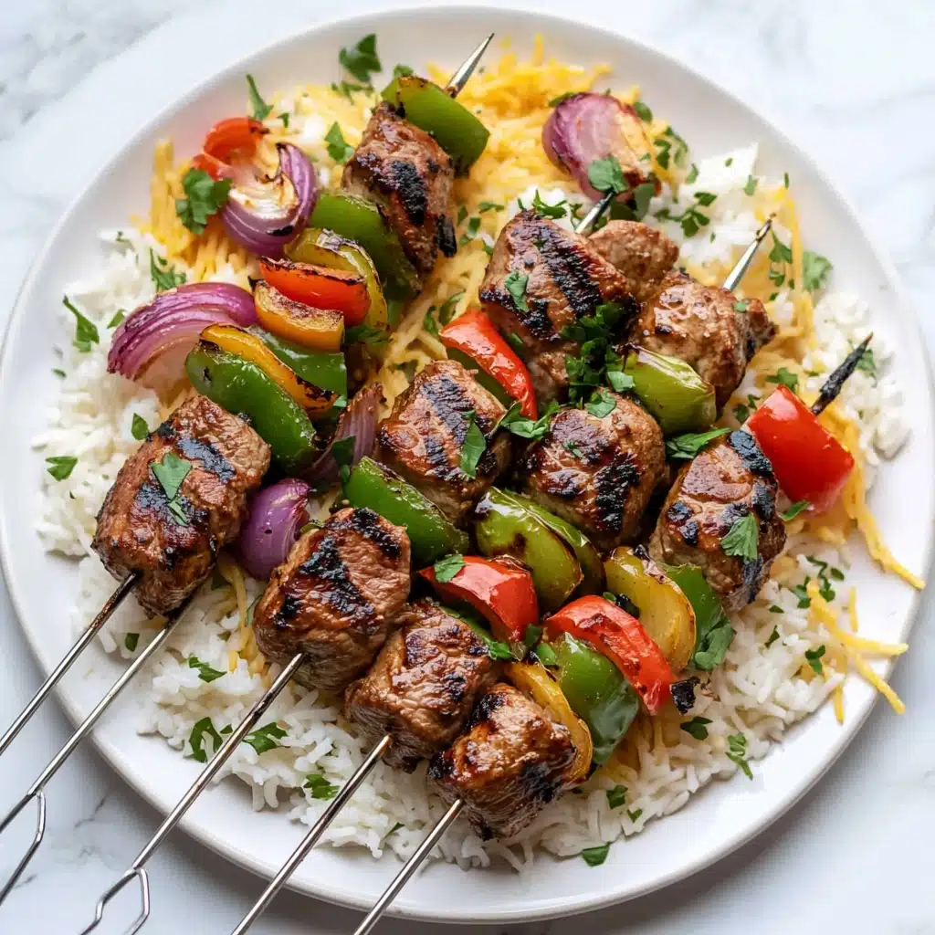 Grilled Chicken Kabobs Recipe - Recipe Image