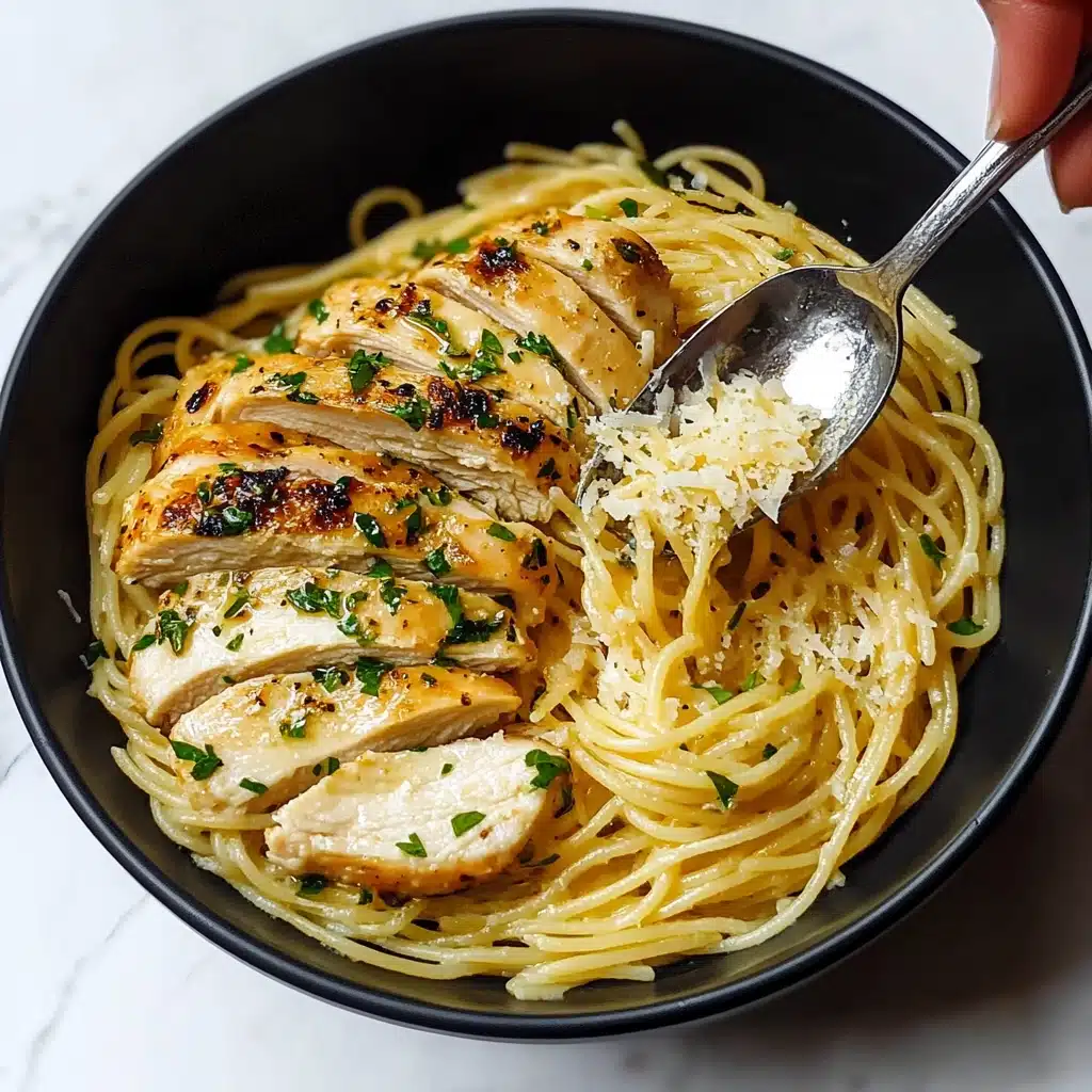 Best Garlic Chicken Pasta Recipe - Recipe Image