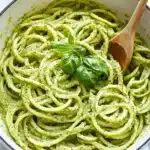 Raw Avocado Pesto Zucchini Noodles Recipe