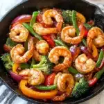 Shrimp Stir Fry with Honey Sriracha Sauce Recipe
