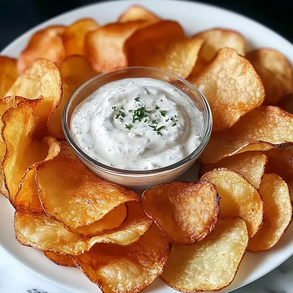 Cactus Cut Potatoes & Dip Recipe - Recipe Image