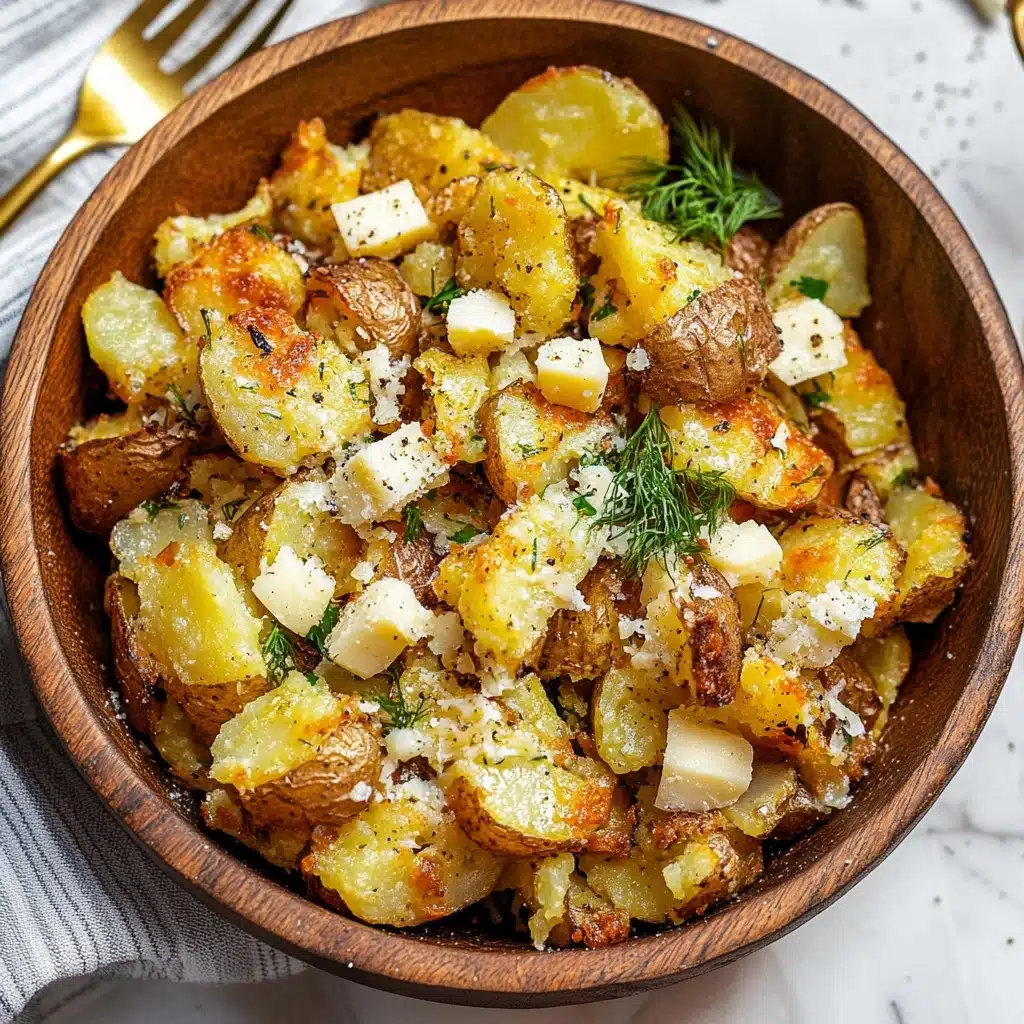 Crispy Lemon-Feta Roasted Potatoes Recipe - Recipe Image