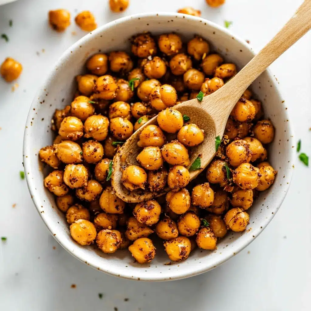 Crispy Oven Roasted Chickpeas Recipe - Recipe Image