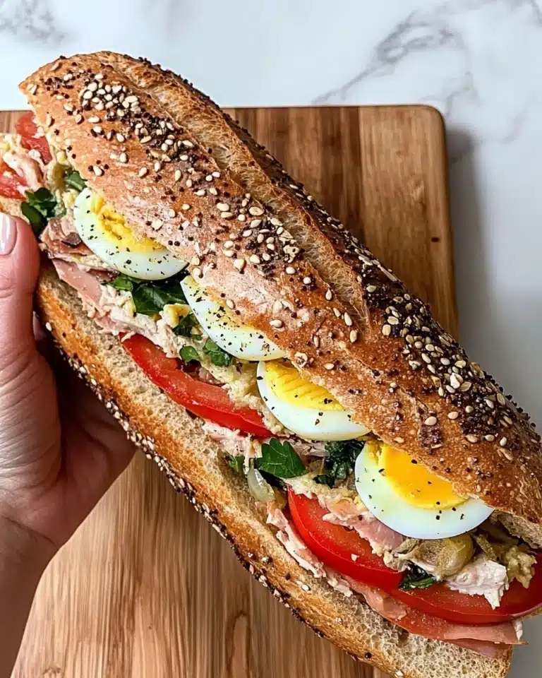Pan Bagnat (Niçoise Sandwich) Recipe