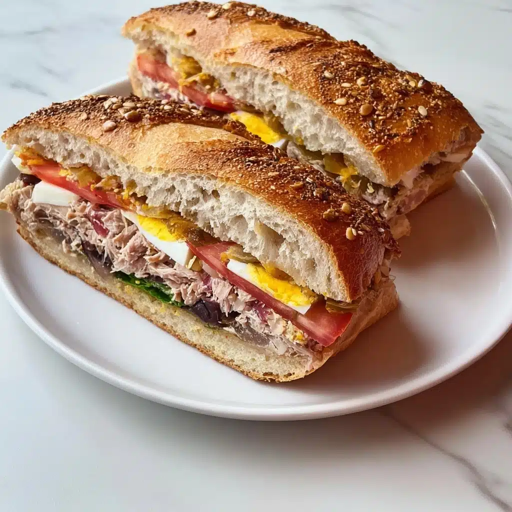 Pan Bagnat (Niçoise Sandwich) Recipe - Recipe Image