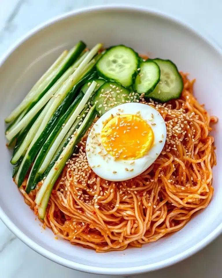 Bibim Guksu (Korean Spicy Cold Noodles) Recipe