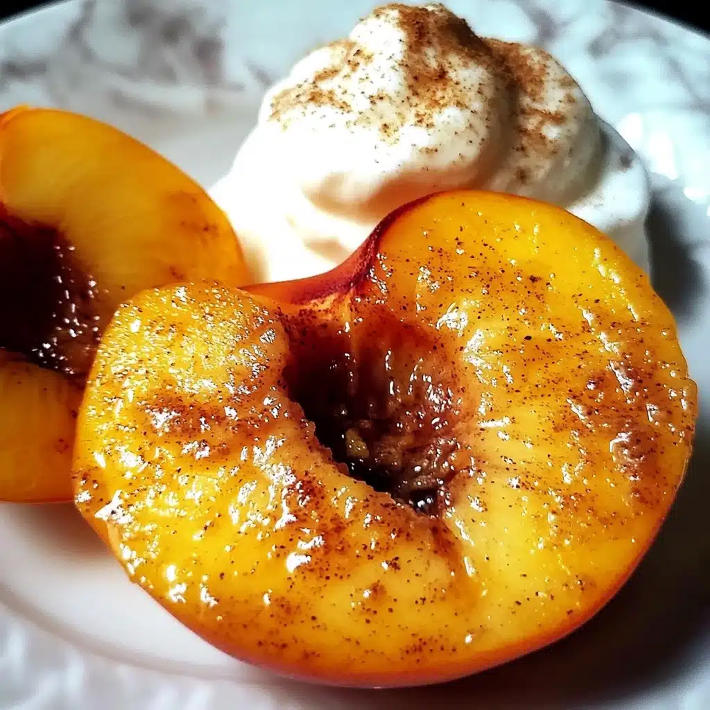 Pan Fried Peaches Recipe - Recipe Image