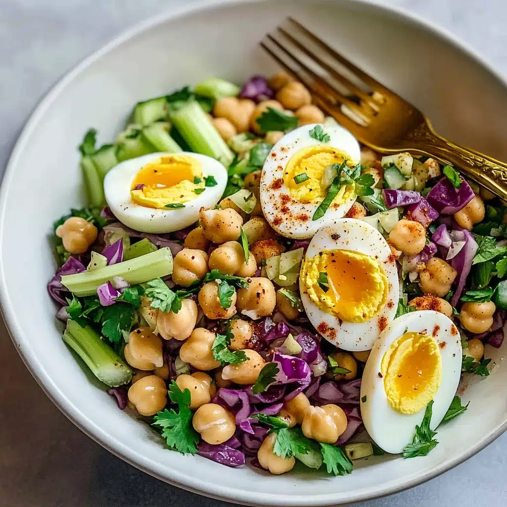 Mediterranean Chickpea Egg Salad Recipe - Recipe Image