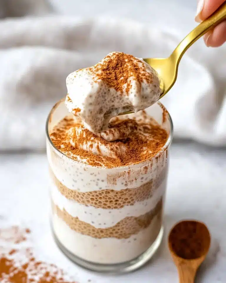 Tiramisu Chia Seed Pudding Recipe