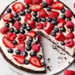 Berry Brownie Pizza Recipe
