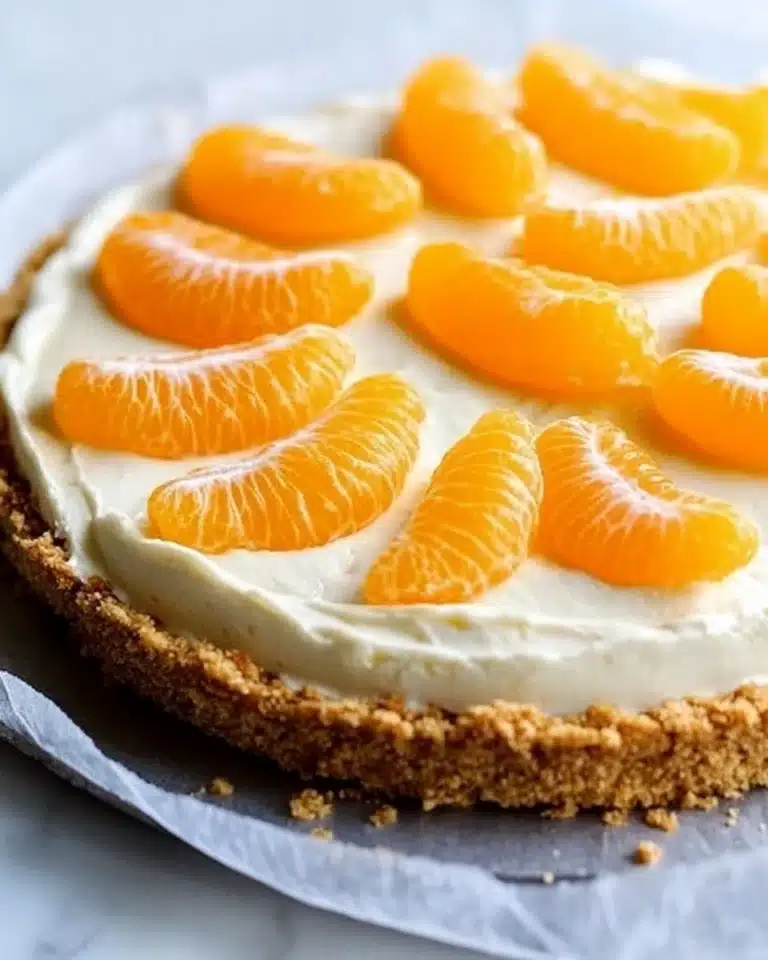 No Bake Orange Creamsicle Cheesecake Recipe