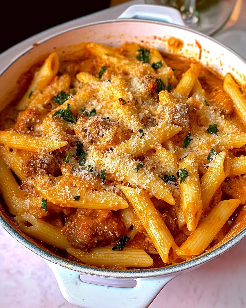 Creamy Tomato Chicken Pasta Recipe